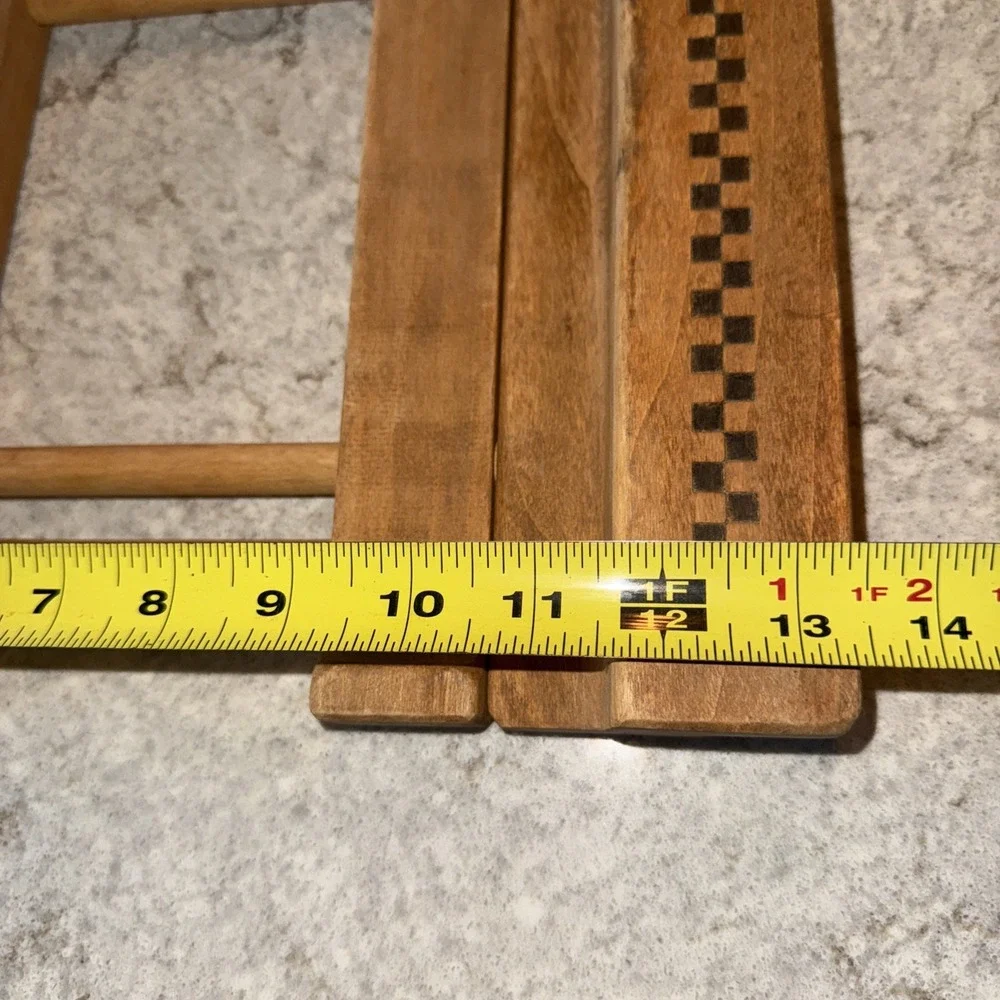 Vintage Pampered Chef Wood Trivet Adjustable Casserole Cooling Stoneware Baking